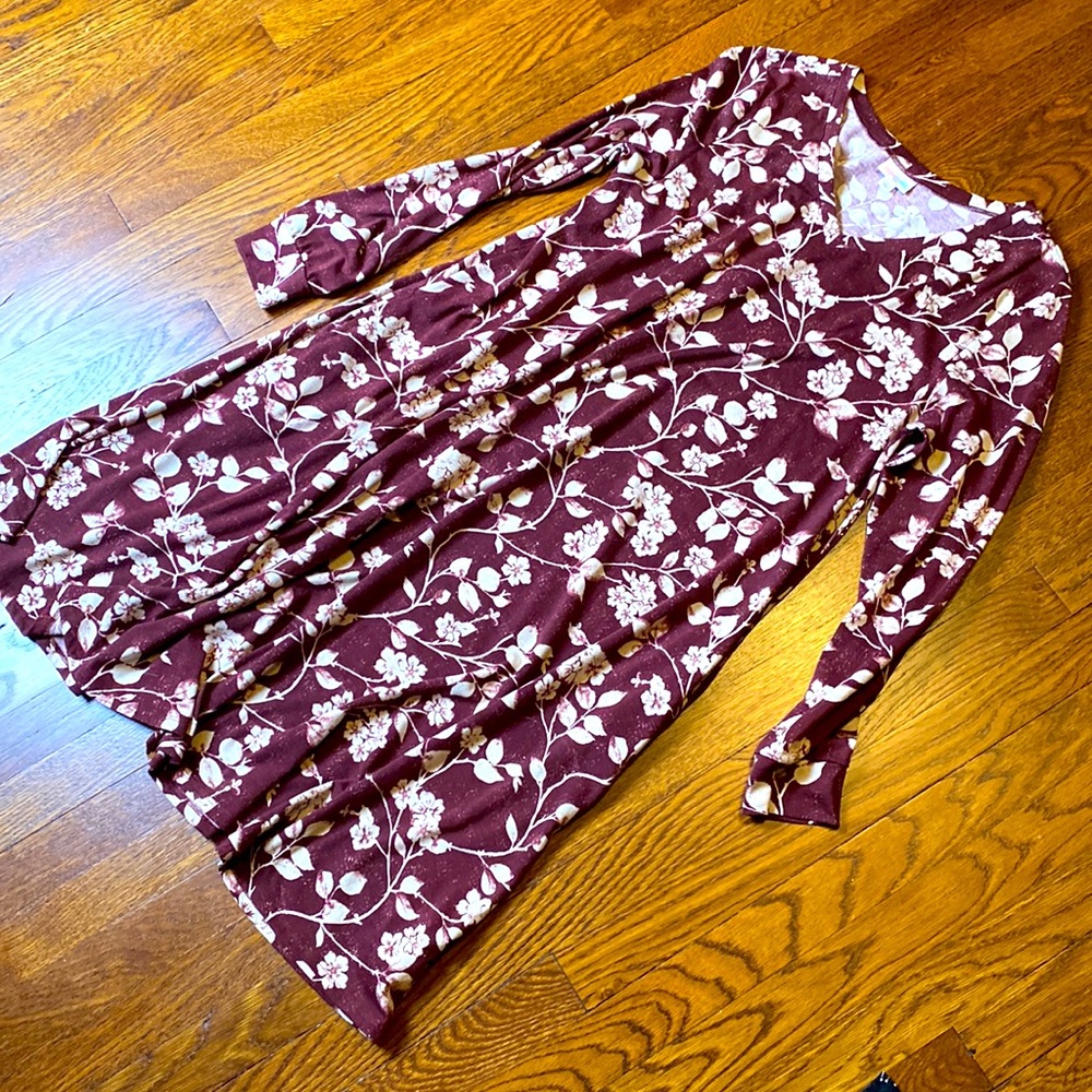 LulaRoe Emily dress with pockets L